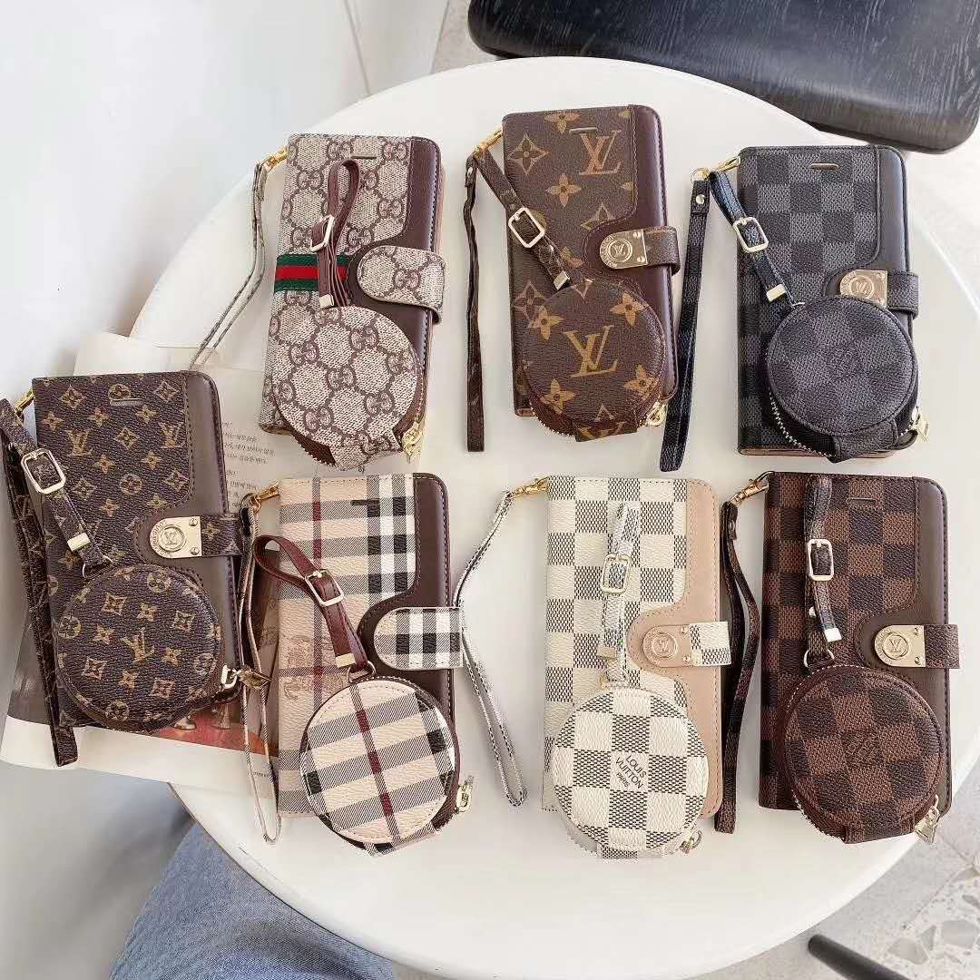 New Fashion Genuine Leather Multifunctional Phone Case Wallet Case for samsung
