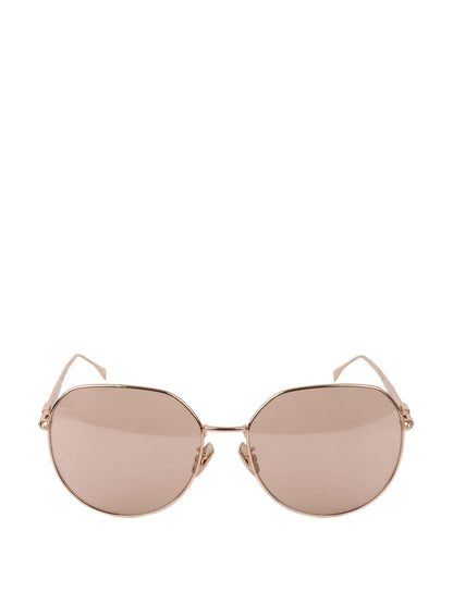 Fendi Rose Gold Frame Sunglasses.