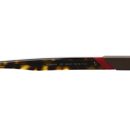 Fendi Acetate Aviator Diagonal Sunglasses FE40003U Havana