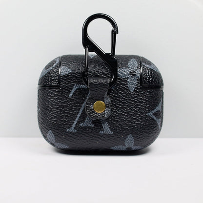 Designer AirPods 23Pro Cases Black LV Monogram