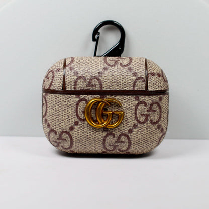 Designer AirPods 23Pro Case Beige GG