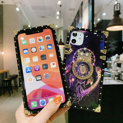 Starry sky flower square phone case - LVCASE