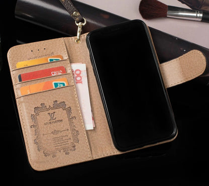 Retro flower wallet phone case for Samsung