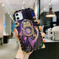 Owl square bracket phone case for huawei